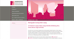 Desktop Screenshot of mammascreening-leipzig.de